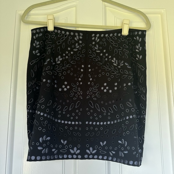 Club Monaco Black Beaded Mini Skirt - Picture 4 of 8